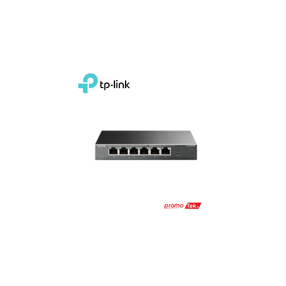 Switch de bureau 6 ports 10/100 Mbps avec 4 ports PoE+